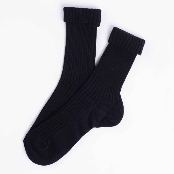 OROBLU All Colors Cotton Bootie Socks Black