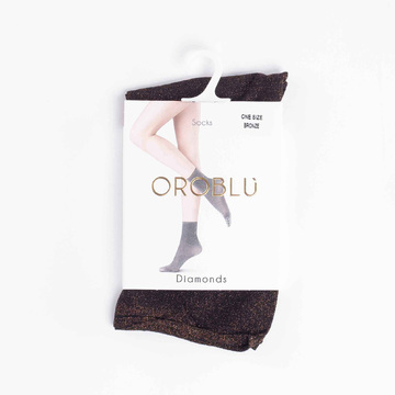 OROBLU Calzino Diamonds Bronze