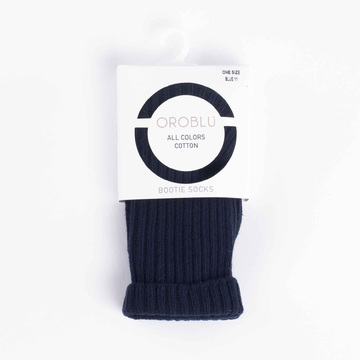 OROBLU All Colors Cotton Bootie Socks Blue OROBLU All Colors Cotton Bootie Socks Blue