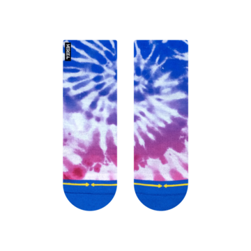 MERGE4 Purple Tie Dye Quarter Crew MERGE4 Purple Tie Dye Quarter Crew