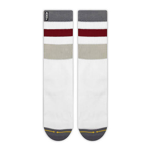 MERGE4 Haven 3 Pack Knit Classic Crew Sock Maroon/Green/Blue  MERGE4 Haven 3 Pack Knit Classic Crew Sock Maroon/Green/Blue