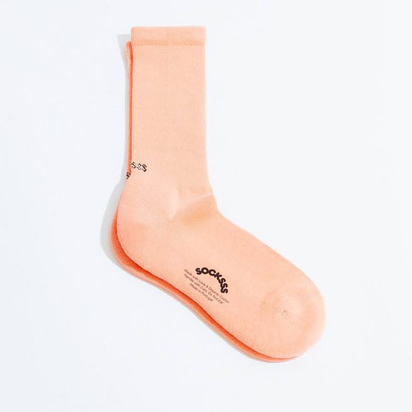 SOCKSSS Solid Cherry Peach