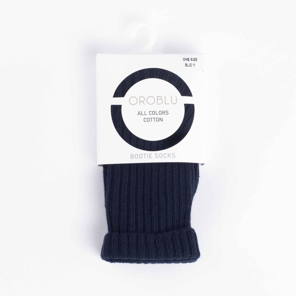 OROBLU All Colors Cotton Bootie Socks Blue OROBLU All Colors Cotton Bootie Socks Blue