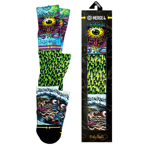 MERGE4 Jimbo Phillips Baby Sock 3 Pack